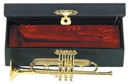 Instrumentos en miniatura Trompeta