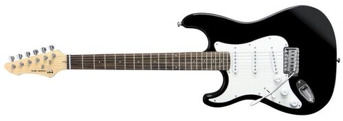 Guitarra Eléctrica RC-100 Modelo zurdo, negro