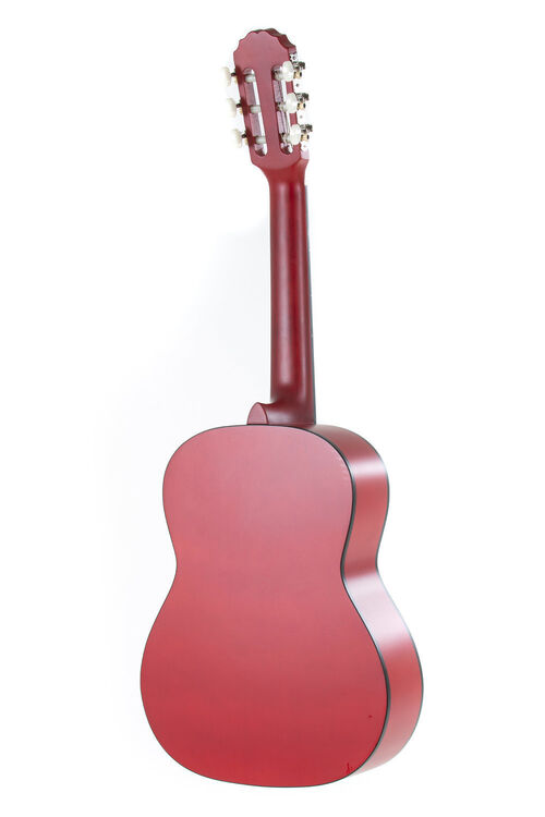 Guitarra clsica Basic 1/2 rojo transparente