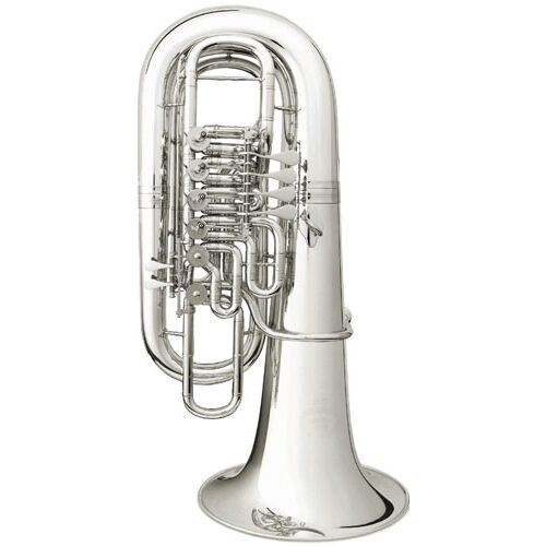 Tuba profesional Fa B&S Perantucci PT-11 (BS30991W-2-0GB) plateada