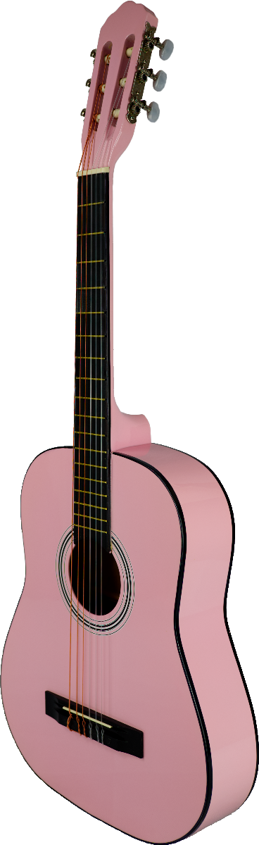 Guitarra Rocío C16 (3/4) Tamaño Cadete 90 Cms Rosa