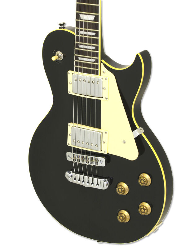 Guitarra Elctrica Aria Serie Pe 350std Agbk Negra