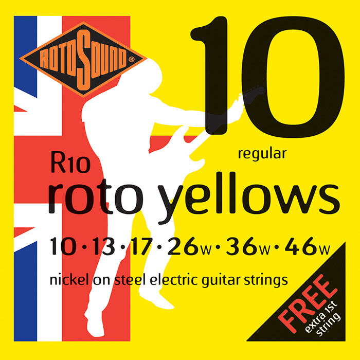 Juego de Cuerdas Rotosound para Guitarra Elctrica 10-46