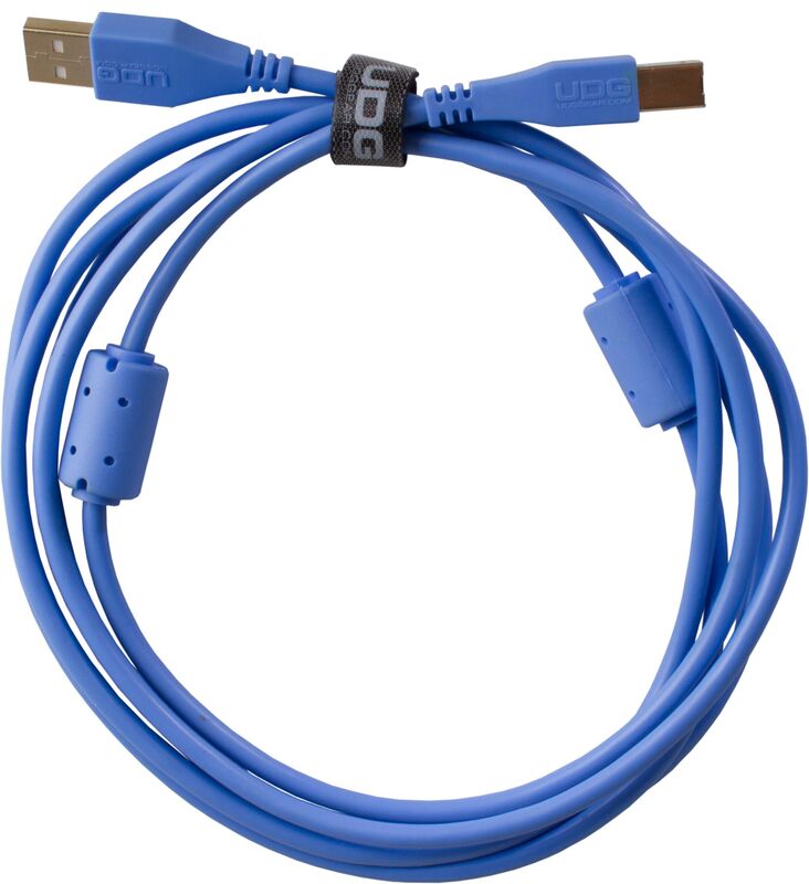 UDG Cable Usb U95001lb - Ultimate Audio Cable Usb 2.0 A-B Blue Straight 1m