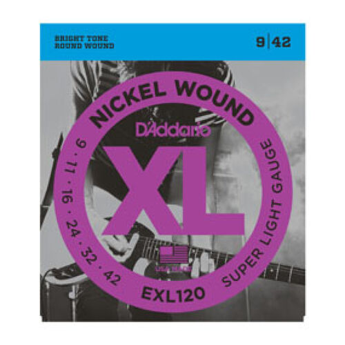 Juego D'Addario Elctrica EXL-120 (009-042)