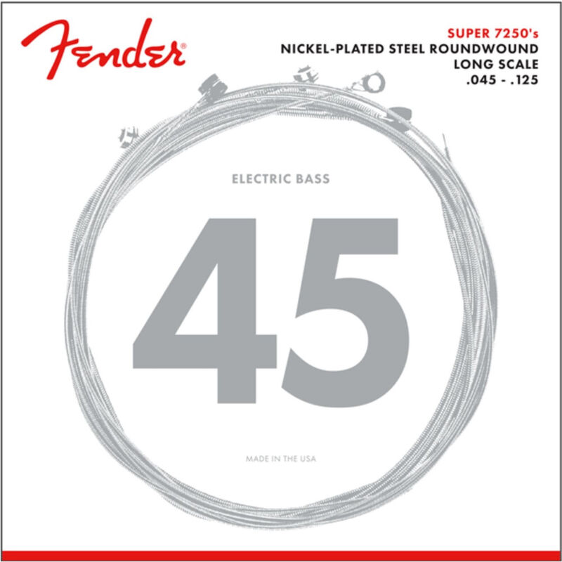 Juego Bajo Elctrico 5 cuerdas Fender Super NPS 7250-5M 045-125