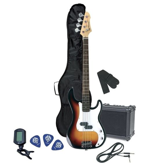 Bajo Elctrico Pack de Bajo RCB-100 3-Tone Sunburst